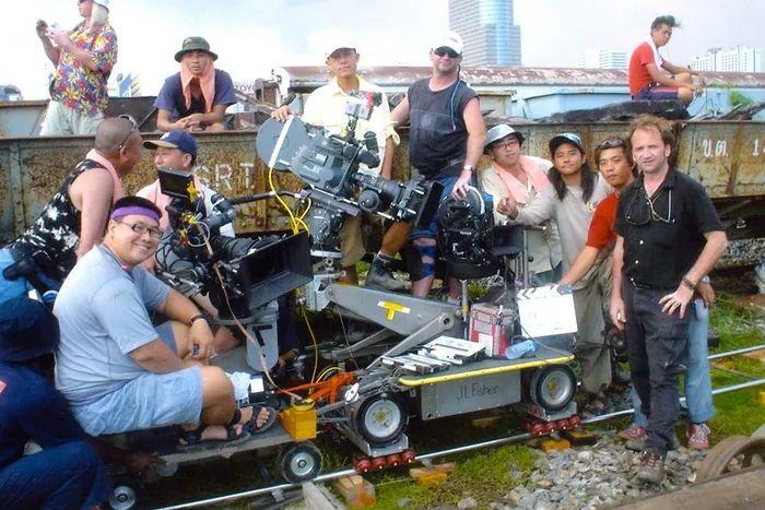 International camera crew from Thailand, Hong Kong, Australia and Canada.