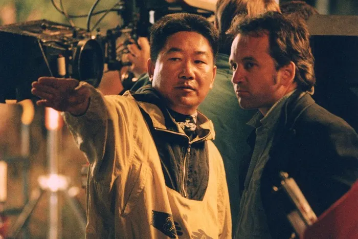 Director Kirk Wong and Danny.