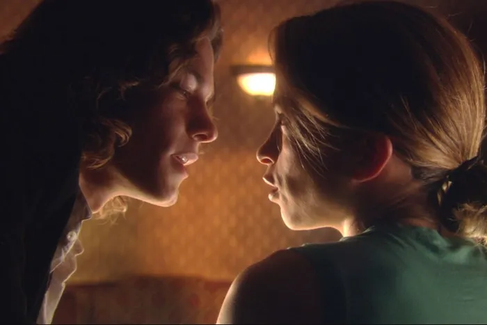 Kyle Schmid and Christina Cox get intimate