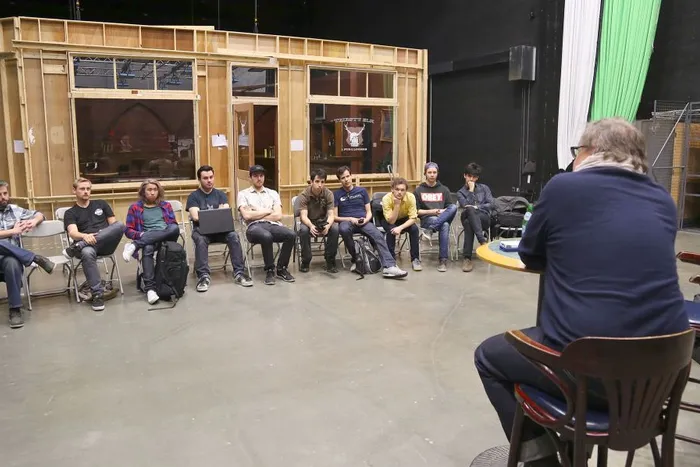 Janusz Kaminski visits our cinematography class.